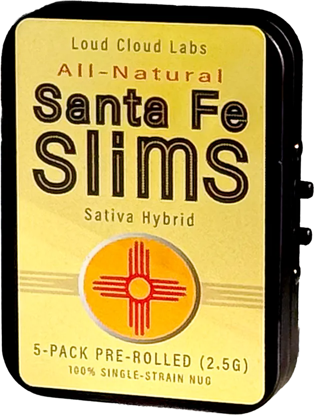 Santa Fe Slims 5-pack pre-rolled tin by Loud Cloud Labs — Albuquerque dispensary